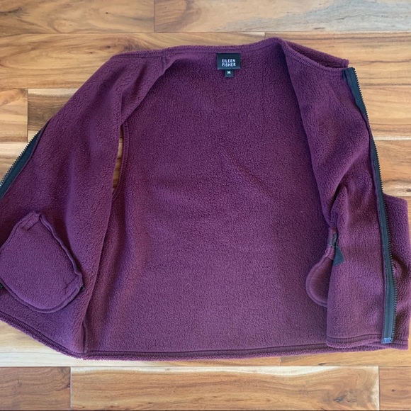 Eileen Fisher EcoSpun Fleece Vest - Picture 4 of 6